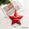 Christmas Tree Hanging Ornaments Nodic Style Gift Box Star Bell New Year Xmas Party Home Decor Pendant Noel Navidad